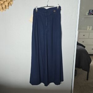 Ralph Lauren Vintage Navy A-Line Skirt SIZE 14